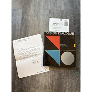 DESIGN DIALOGUE By Jack Stoops & Jerry Samuelson Hardcover w/Publishers Letter